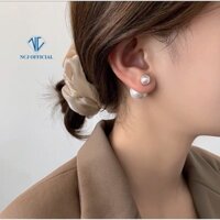 Khuyên tai bạc, bông tai Dior cá tính - NCJ Silver BT0006