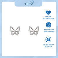 Khuyên tai bạc butterfly - Bông tai cánh bướm xinh TBlue