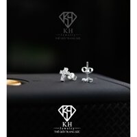 Khuyên Tai Bạc Thiết Kế Thánh Giá Nụ KHJKT 046