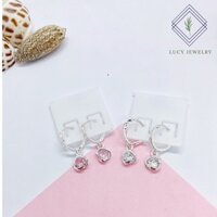 Khuyên Tai Bạc Trẻ Em Đá Xoáy từ 1 đến 10 tuổi Lucy Jewelry