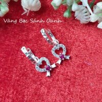 Khuyên tai bạc trẻ em mới