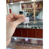 khuyên tai bạc trẻ em