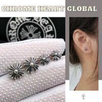 Khuyên tai Bông tai Chrome Hearts bạc 925 Khuyên Chromeheart nam nữ khuyên xỏ sát tai Trang sức Chromeheart.Global