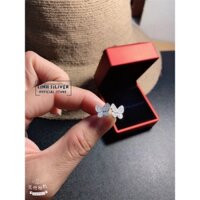 Khuyên tai bướm xinh xắn bạc ta