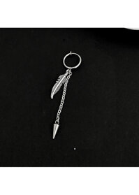 Khuyên tai cá tính dáng dài sợi xích tua rua độc đáo - Mẫu 3