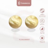 Khuyên tai Gusmeen Aluhae mạ vàng 18K, bông tai nữ sang trọng tinh tế titan không gỉ YLJ202306067