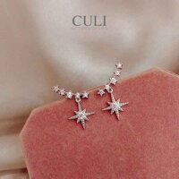 Khuyên tai hình sao rơi Falling Star cá tính HT633 - Culi accessories - SILVER