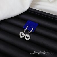 Khuyên tai hình trái tim dạng treo BT201