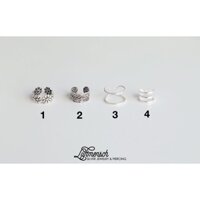 Khuyên tai kẹp bạc Thái nhiều mẫu (1 chiếc)