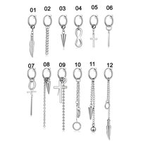 Khuyên tai kẹp tai không cần bấm lỗ xỏ lỗ nhiều mẫu 1 CHIẾC - 06