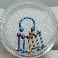 khuyên tai khuyên môi Titanium ASTM F136