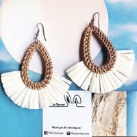 Khuyên tai mây tre cói đi biển Thỏ corner