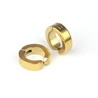 Khuyên Tai Nam Không Cần Bấm Lỗ - Bông Tai Kẹp Titan - Vàng