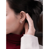 Khuyên tai nữ đẹp LAMI thiết kế sang trọng hiện đại Nacy E6224