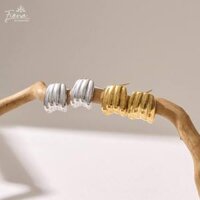 Khuyên tai nữ Pumpkin thanh lịch FIONA Titan Premium