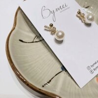 Khuyên tai nụ xoắn Bymei