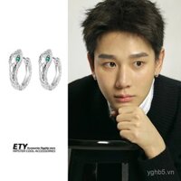 Khuyên tai rắn cho nam, khuyên tai bạc nguyên chất, kẹp tai hình rắn độc đáo, khuyên tai vòng cho nam, khuyên tai cung hoàng đạo năm rắn