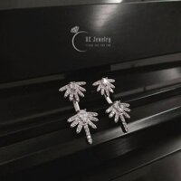 Khuyên tai Rẻ quạt Bạc 925 độc đáo - Trang sức Bạc OBE Jewelry