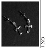 Khuyên tai thánh giá retro nam nữ - IIXO STUDIO