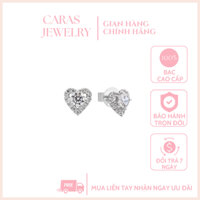 Khuyên Tai Trái Tim Mimi CARAS JEWELRY BẠC 925