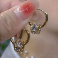 Khuyên tai tròn tòn teng đeo được 2 kiểu