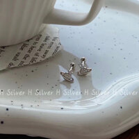 Khuyên tai Vivien vũ trụ bạc 925 ren vặn Trang Sức Minh Tâm