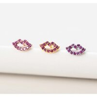 Khuyên Xỏ Môi Bằng Bạc 925 Thiết Kế Độc Đáo