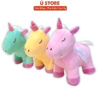 Kì Lân Pony Một Sừng size 30cm, Thú Nhồi Bông Đáng Yêu, Gối Ôm Cho Bé Ngựa Pony