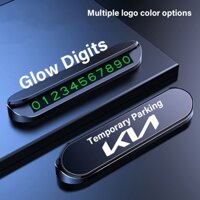 Kia kn Biển Số Điện Thoại Đỗ Xe Tạm Thời Bằng Hợp Kim Nhôm diy