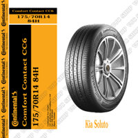 Kia Soluto - (1 Cái) Lốp Ô Tô Continental 175/70R14 Comfort Contact CC6 Dùng Cho Kia Soluto (Xuất xứ: Malay)