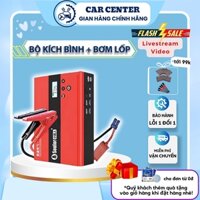 Kích bình ô tô kiêm bơm lốp ô tô Carcenter 4 chức năng bảo hành 18 tháng.