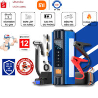 Kích bình ô tô Xiaomi MlCAR POW, Kích bình Bơm lốp Ô Tô Đèn Pin Sạc Dự Phòng bảo hành 12 tháng, Bộ kích bình ô tô BH 12T