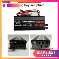 Kích điện 12v 220v sin chuẩn 2000w,bộ chuyển đổi điện 12v sang 220v,chuyển nguồn 12v ra 220v 2000w,inverter 12v to 220v