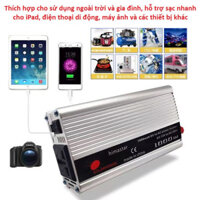 Kích Điện Inverter DC 12V Sang AC 220V Điện Áp 220W, 1000W,1200w,1500w, 2000w Sin Chuẩn 2023