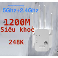 Kích Sóng Wifi 4 Râu Ăng Ten Phát Xuyên Tường Chuẩn N 1200M 300M Bộ Kích Sóng Wifi Thu Phát Mở Rộng Sóng - Hàng mới về