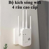 Kích sóng Wifi 4 râu tốc độ cao 300Mbs.Mở rộng vùng phủ sóng, cải thiện tốc độ mạng Wifi, Có cả phát Wifi từ dây La