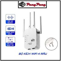 Kích sóng Wifi 4 râu tốc độ cao 300mpbs 2.4G Mở rộng vùng phủ sóng, cải thiện tốc độ mạng WiFi