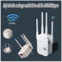 Kích sóng Wifi 4 râu tốc độ cao 2.4G 300Mbs. Mở rộng vùng phủ sóng, cải thiện tốc độ mạng Wifi HOT