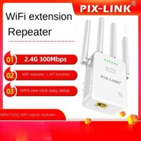 Kích sóng wifi PIX-LINK tốc độ cao 4 râu 300M PIX-LINK  thiết bịmở rộng sóng bao phủ căn nhà, văn phòng