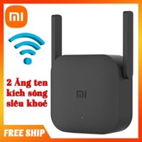 Kích sóng Xiaomi 2 ăng ten Mi WiFi Repeater Pro sóng siêu khoẻ tốc độ 300 Mbps - Hàng chính hãng