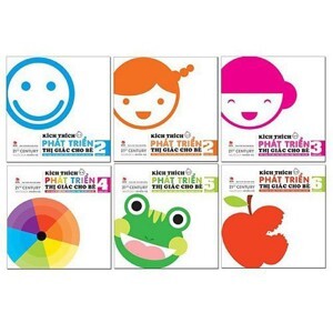 Bộ sách kích thích phát triển thị giác cho bé (trọn bộ 6 cuốn)