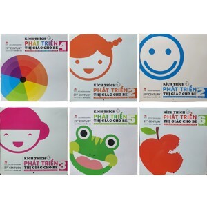 Bộ sách kích thích phát triển thị giác cho bé (trọn bộ 6 cuốn)