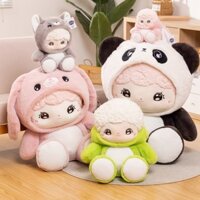 Kích Thước Lớn Đáng Yêu Bé Trai Biến Thành Khủng Long Gấu Trúc Thỏ Sang Trọng Đồ Chơi Rất Mềm Cuddly Sang Trọng Búp Bê Hoạt Hình Quà Tặng Sinh Nhật Bé Gái Trẻ Em