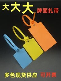 Kích Thước Lớn Hậu Cần Thẻ Padmark Cable Tie Express Gói Chống Trộm Khóa Cơ Nhãn Đánh Dấu Khóa Con Dấu Nhựa