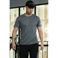 Kích Thước Lớn Rời Thể Dục Quần Áo Nam Lưới Thoáng Khí Áo Thun Tay Ngắn Chạy Bóng Rổ Thể Thao