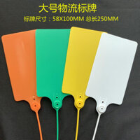 Kích thước lớn Sign Tie Con dấu nhựa Thẻ hậu cần có thể viết được Biển báo Enneng Thẻ nhãn Debon tốt nhất