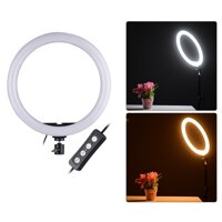 Kích Thước Nhỏ Gọn Đèn LED Video Vòng Đèn Lấp Đầy Trong Đèn 24W Âm Trần 2700-Nhiệt Độ Màu 5500K Với giá Đỡ Điện Thoại Thông Minh 2 Chiếc Bóng Đầu Cho Iphone X/8/7/6/6 S Samsung huawei Xiaomi