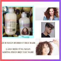 Kích xoăn tóc Hydro Curly Hair 450ml chính hãng ,thuốc uốn tóc, thuốc làm xoăn tóc đơn giản