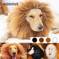 Kiddove Tóc Giả Mũ Sư Tử Mô Hình Mùa Đông Thu Thú Cưng Mũ Áo Khoác Sư Tử Mọc