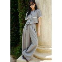 KIDO - Quần tây ống rộng kèm nơ lưng TWILL PANTS